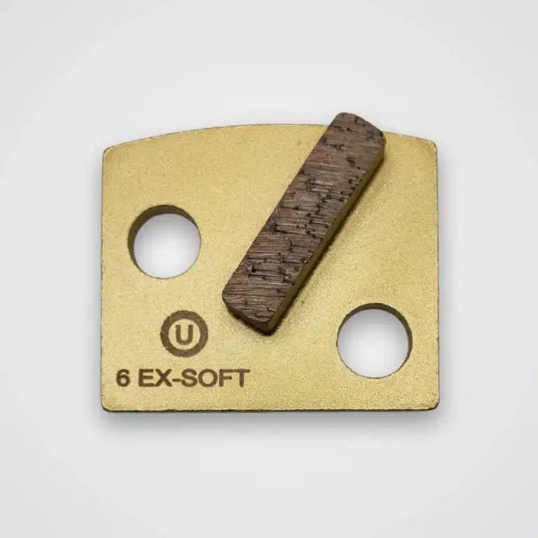 UGRIND 2-Holes Magnetic Extra-Soft Bond 6 grit 1 Segment Diamond Tooling